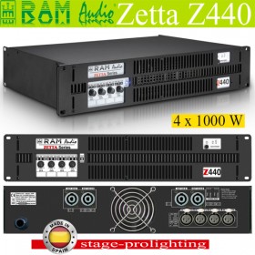 Ram Audio Zetta Z440 four channel Amplifier